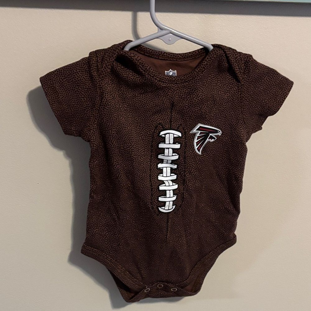 NFL Brown Football Bodysuit Atlanta falcons size 6-9 months